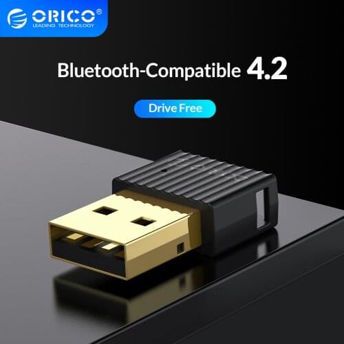 ORICO Mini Wireless USB Bluetooth-Compatible 4.2 + EDR Audio Adapter Dongle Music Sound Driver-Free Transmitter for Computer PC