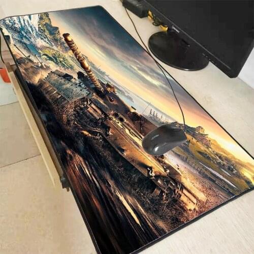 Mairuige World of Tanks Large Speed Keyboard Mat Mousepad Gaming Mouse Pad Desk Mat for Game Player Desktop PC Computer Laptop