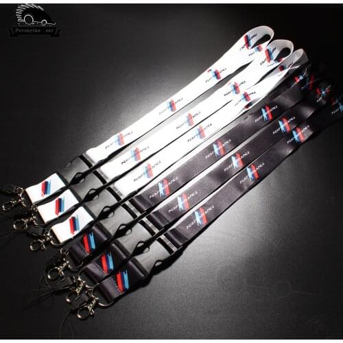 Keychain Car Keyring Neck Strap ID Card Badge Holder Clip Performance for BMW 1 3 4 5 GT X1 X3 X4 X5 X6 F15 F16 F18 F10 F25 F30