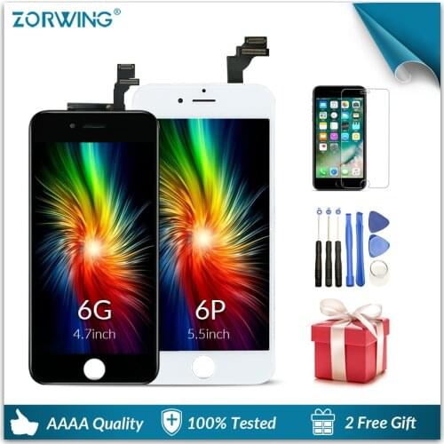 AAA LCD For iphone 5s 6 6s 7 8 Plus Display Touch Screen Digitizer 3D Force Full Assembly for iPhone XR X XS MAX Lcd Pantalla