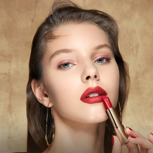 PERFECT DIARY Small Gold Diamand Lipstick Moisturizing Thin and Glittering