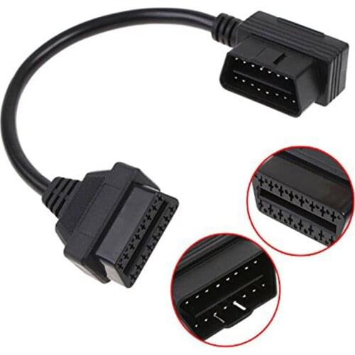 30CM OBD Cable OBD2 Extension Cable OBD2 16Pin Male To 16Pin Female OBD Connector Cable for Car OBD2 Diagnostic Tool For ELM327