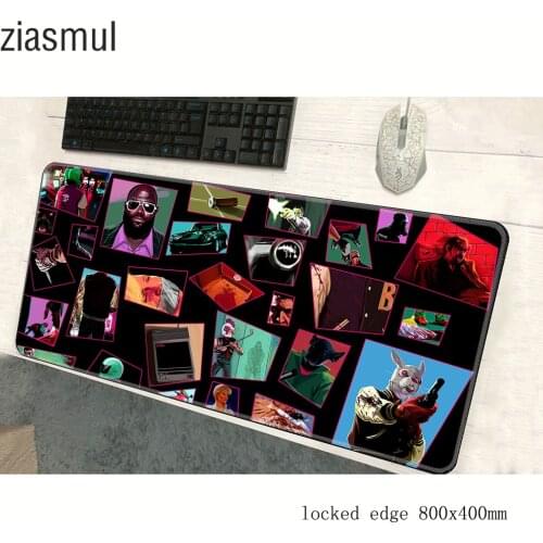 Hotline miami mouse pads 800x400x3mm pad to mouse notbook computer mousepad large gaming padmouse gamer to keyboard mouse mat