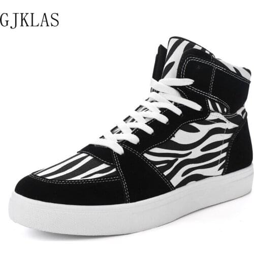 High Top Sneakers Men Black Shoe Size 47 White Shoes Mens Casual Sneakers Zapatillas Fashion Sports Shoes for Male Mens Boots