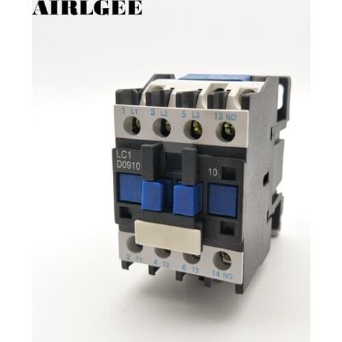LC1D0910M7 3 Phase 3 Poles NO AC Contactor 220 Volts Coil Ith 25A 690V