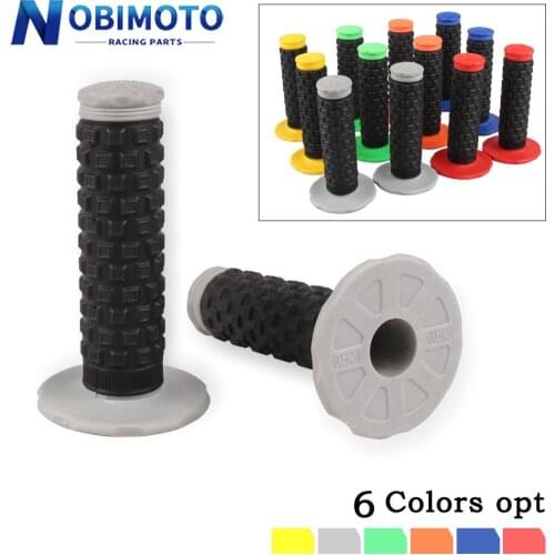 Motorcycle 7/8" Handle Universal Grip 6 Colors Rubber Gel Handlebar Grips Motocross Dirt Pit Bike Hand Grips Accessories