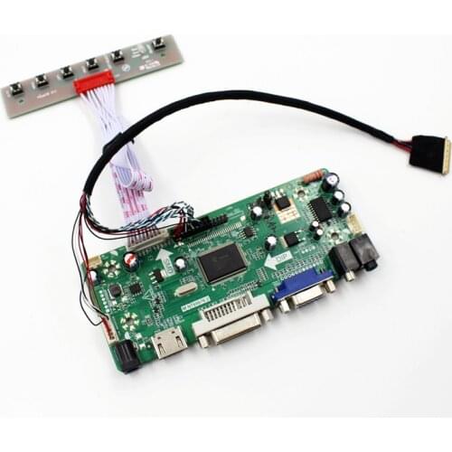 NT68676 Universal VGA DVI Audio HDMI-compatible LCD Controller Board for 12.1inch 1280x800 HV121WX6 Monitor Kit for Raspberry Pi