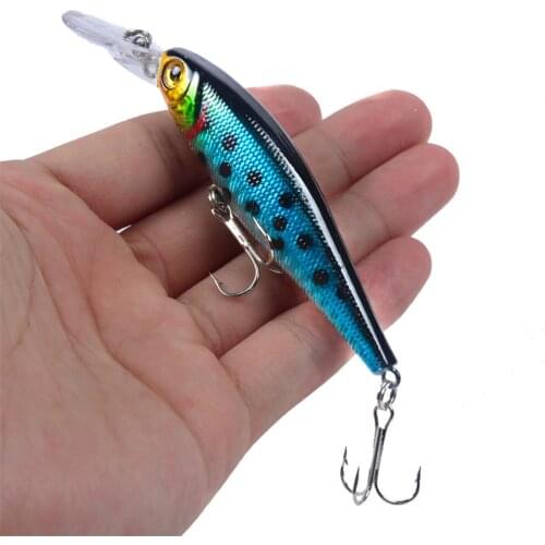 Floating Minnow Weights 10cm 9.4g Sea Fishing Lure Wobbler Rattle Sound Hard Bait Artificial Jerkbait Crankbait for Pike Trout