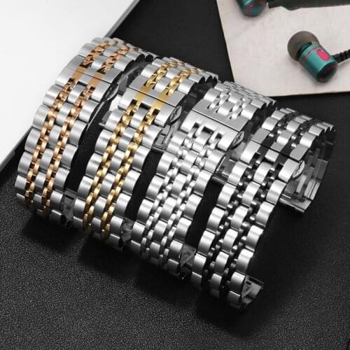 Suitable for Samsung Galaxy 42mm 46mm Stainless steel watchband For Gear S2 S3 steel watch chian 20 22mm Quick release