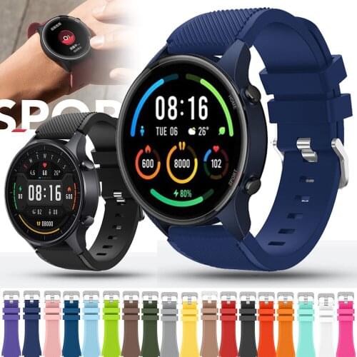 For Xiaomi MI Watch Color Strap Silicone Wristband Bracelet 22mm Watchband For Xiaomi Smart Mi Watch Color sports edition correa