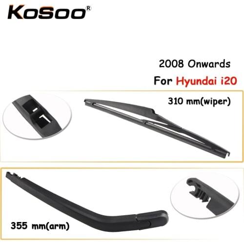 KOSOO Auto Rear Car Wiper Blade For Hyundai i20,310mm 2008 Onwards Rear Window Windshield Wiper Blades Arm,Car Accessories