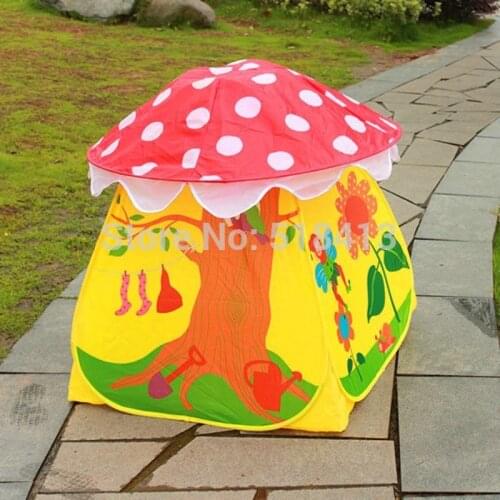 Traditional Cloth Tents Cartoon Toys Outdoor Sports Leisure Game House Children Tent Foldable 2021