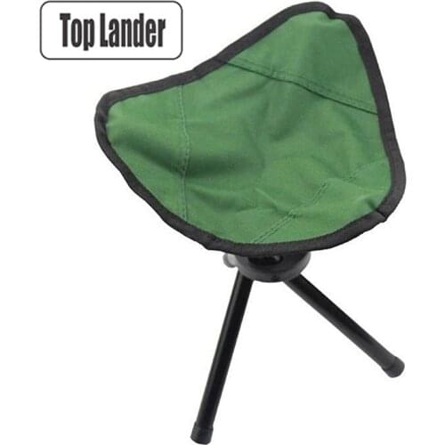 Folding Tripod Chair Outdoor Camping Fishing Chair Foldable Hiking Picnic Camp Stool Seat BBQ Beach Portable Pop Up Chair