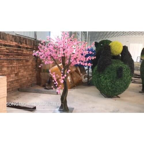 Songtao Aartificial small cherry blossom tree Artificial Flowers For Decoration