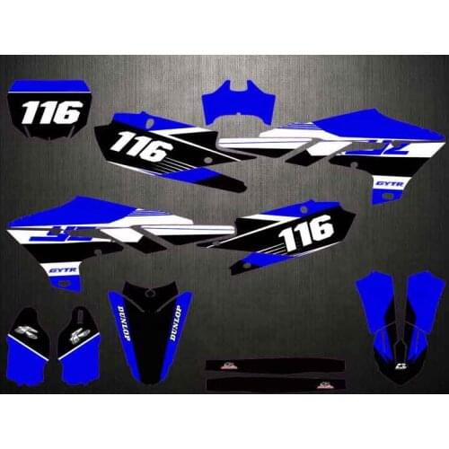 0810 3M Motorcycle Team Graphic & Backgrounds Decal Sticker Kits for YAMAHA YZ250F 2019 YZ450F 2018 2019 WR450F 2019 2020 2021