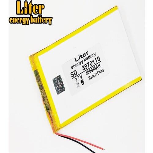 3.7V 3970110 4000mAH polymer lithium ion battery Li-ion battery for tablet pc 8 inch 9inch