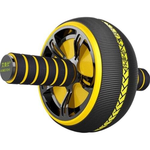 9.5cm widened abdomen Ab Roller Detachable power roller Mute skidproof abdominal muscle trainer