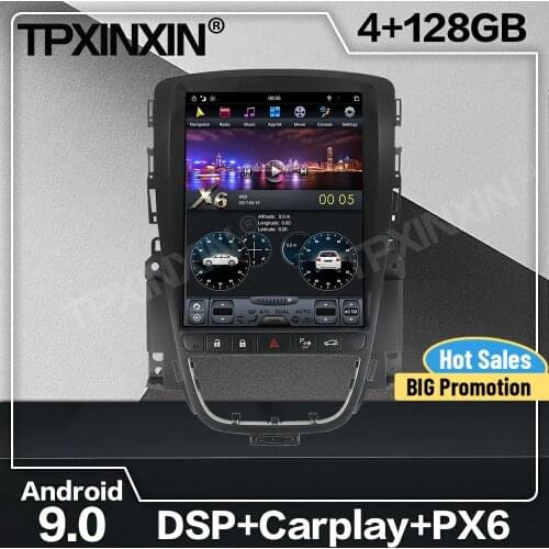128G Tesla Screen Android 9 Car Radio 2 Din Stereo Receiver For Opel Vauxhall Holden Astra J 2010 2011 2012 2013 GPS Audio Unit