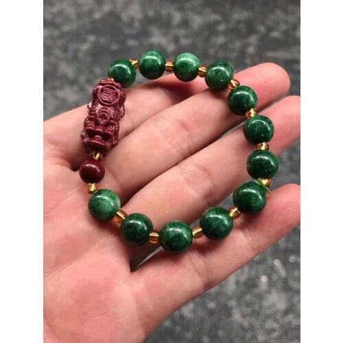 100% natural Myanmar green jade bangle Handcarved jade beads bracelet for women jade gift beads bracelet bangles 12mm