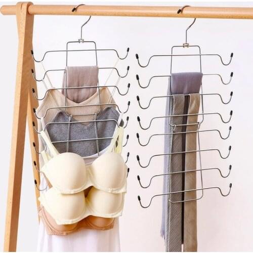 Home Hanger Space Saving Hangers Closet Organizer for Tank Top Bra Pajamas Strappy Dress Bathing Suit Hangers For Clothes