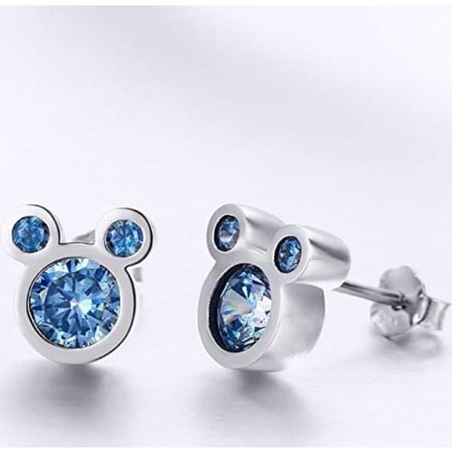 Exquisite Earrings Jewelry Creative Cartoon Mouse Shape Cute Earrings Student Fashion Charm Minimalist Womens All-Match Gifts