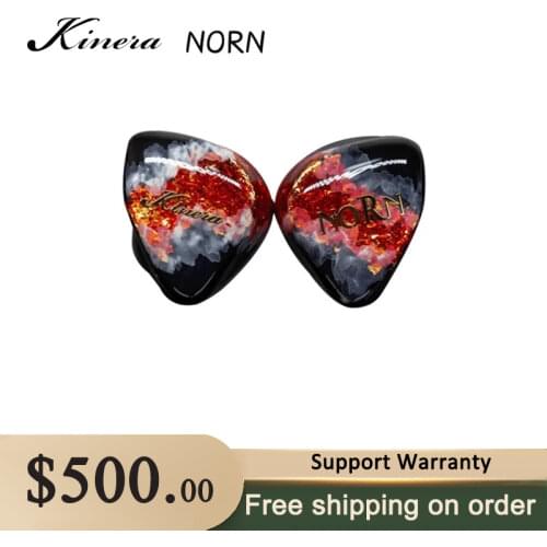 Kinera NORN 4BA+1DD Headphone Hybrid Technology Earphone Monitor Earbuds 0.78mm 2pin Detachable Cable In Ear HIFI Music Earplugs