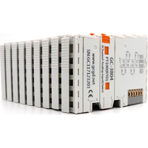 GCAN PLC China Programmable Logic Controller with RS232/485,Ethernet,CAN Interface,easy to extend IO module digital input/output