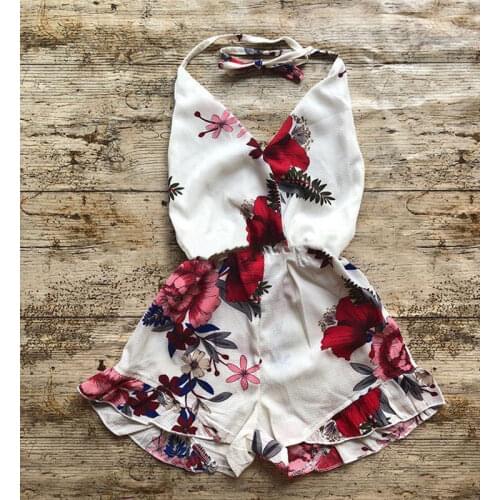 Pudcoco Summer Newborn Baby Girls Lace Flower Romper Jumpsuit Outfits Sunsuit Baby Girl Clothes