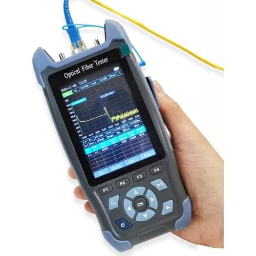 Mini-Pro OTDR Optical Time Domain Reflectometer 64KM VFL OPM Event Map RJ45 Cable Tracer