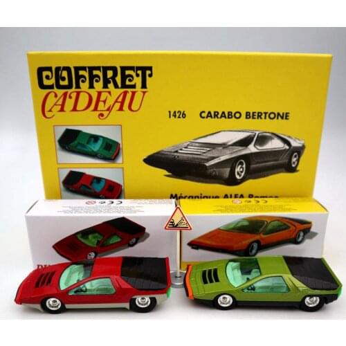 Atlas Dinky Toys SET 1426 1426P Carabo Bertone Mecanique Alfa Romeo Diecast Car Models
