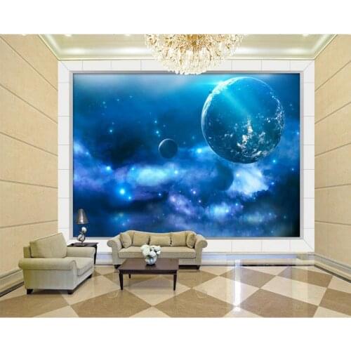 Wallpaper murals 3d Home Decoration 3D Stereo Fantasy Star Planter Ceiling Fresco classic wallpaper for walls