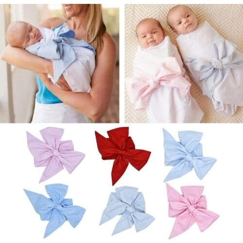 New Newborn Swaddle Sash Maternity Bow Sash Baby Swaddle Photography Prop