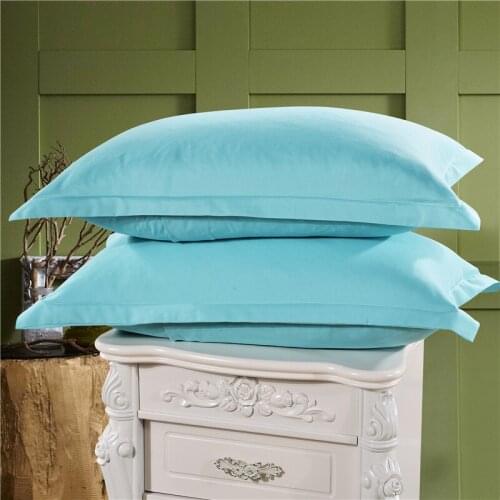 1PCS/2PCS Solid Envelope Single Pillowcase Hotel/Home/Hospital Use Pillowcase Satin Bar White Simplicity General Style Wholesale