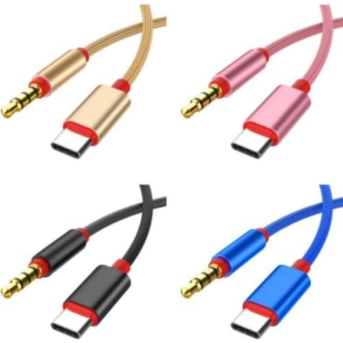 Usb Type C To 3.5mm Aux Audio Cable Headset Speaker Headphone Jack Adapter Car Aux For Samsung S20 Xiaomi 10 Huawei P30 Pro