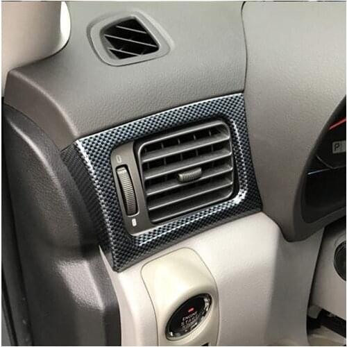 Carbon Fibre Gear Instrument Window Door Handle Cup Decorated Frame For Subaru Forester 2008 09 10 11 12 CAA375