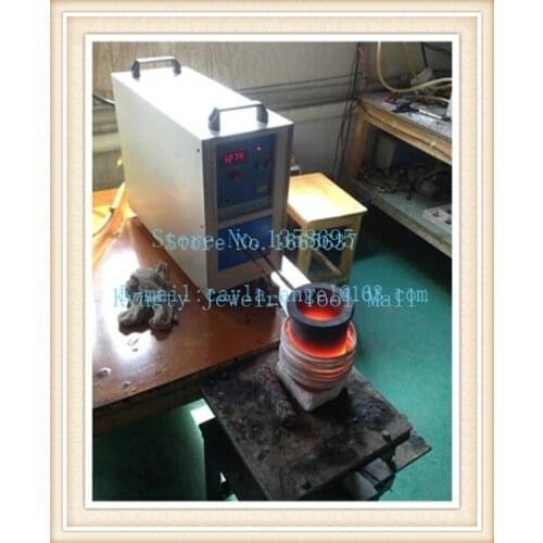 Craft jewelry tool s Equipment High Frequency 220V 15KW 2 kg Gold Metal Induction Mini Melting Furnacer