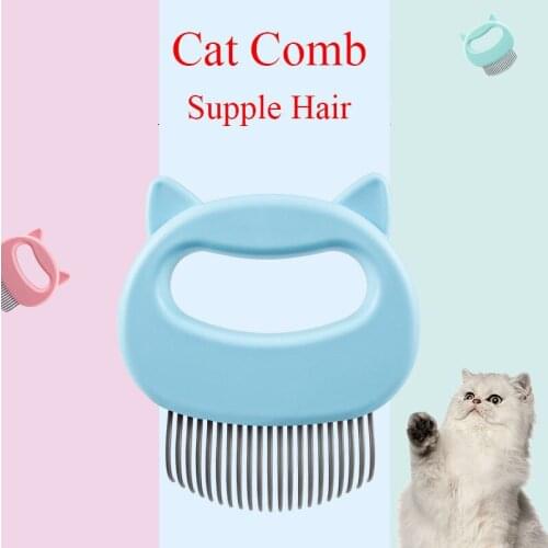 New Pet Cat Brush Comb for Cat Dog Combs Dog Hair Remover Rake Comb Pet Beauty Grooming Tool расческа для кошек массажер