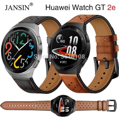 Leather Wrist Strap For Huawei watch gt 2e strap Replacement Bracelet gt 2e Watchband For Huawei Watch GT 2e 46mm Watch Straps