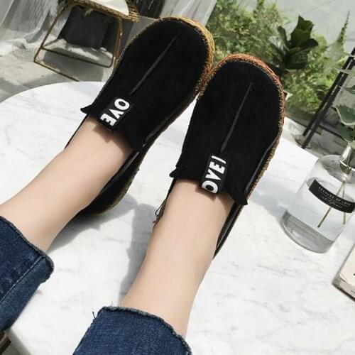 Women Wild Flat Shoes Casual Thick Bottom Slip On Round Toe Breathable Femal Single Thin Shoes Zapatos De Mujer