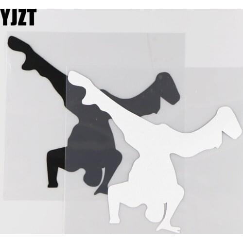 YJZT 16.1CM*14.7CM Street Dance Pattern Car Stickers Vinyl Decals Handsome Decoration 1A-0205