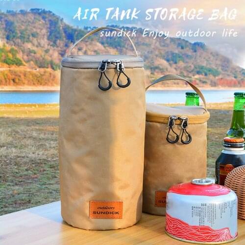 SUNDICK Gas Tank Protective Case 230g/450g Fuel Cylinder Cooking Protector Storage Bag Durable Outdoor Camping Gas Storage Cover