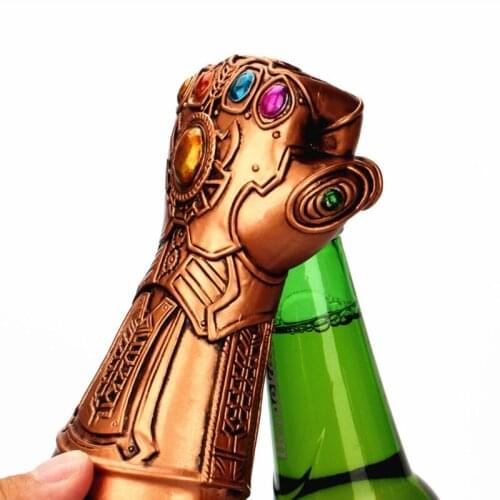 1pc Beer Opener Wine Opener Kitchen Gadget Creative Beer Bottle Opener Bottle Driver Wine Tool Thanos Mauley