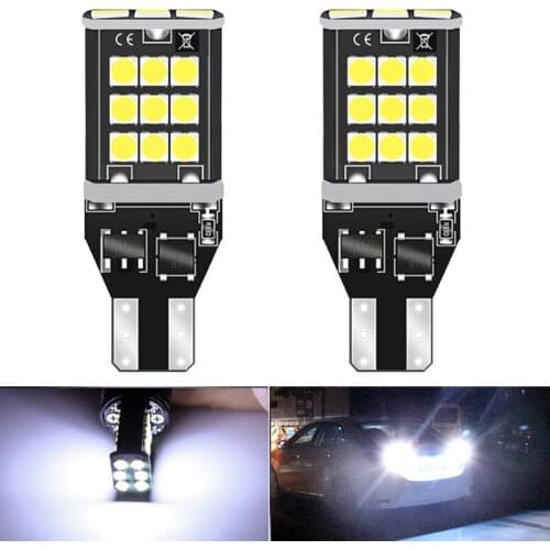 2pcs Canbus T15 W16W LED Bulbs For Subaru BRZ Forester Impreza Legacy Outback WRX STI Tribeca Car Backup Reverse Lights Bulb
