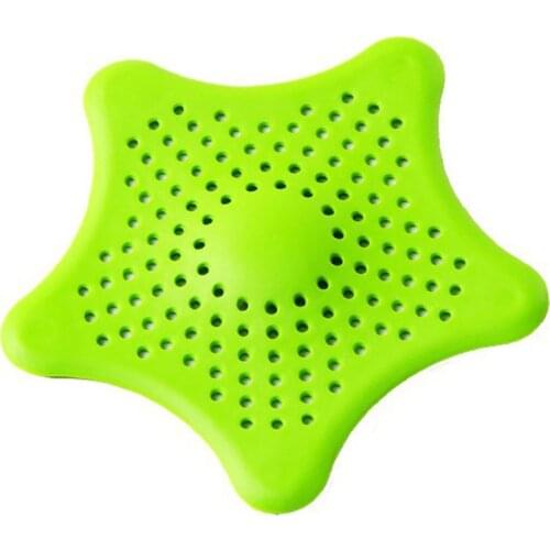 3PCS Bathroom Drain Hair Catcher Bath Stopper Plug Strainer Filter Shower Cover Kitchen PVC Plastic Sink Strainer Floor Drain