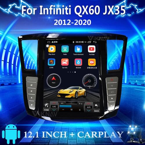 For Infiniti QX60 JX35 2012 - 2019 12.1" Tesla Android 9.0 car multimedia radio DVD player GPS Navigation