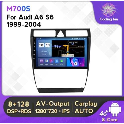 HD 1280X720 DSP RDS 4GLTE Android 10 For Audi A6 C5 1997 - 2004 Car DVD Multimedia Radio Player 6G RAM DVR OBD TPMS no dvd 2din