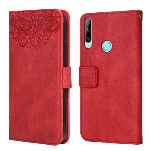 For Huawei Honor 20i Flower Embossing Case HRY-TL00T HRY-AL00TA 6.21'' Wallet Flip Leather Case for Huawei 20i Cover