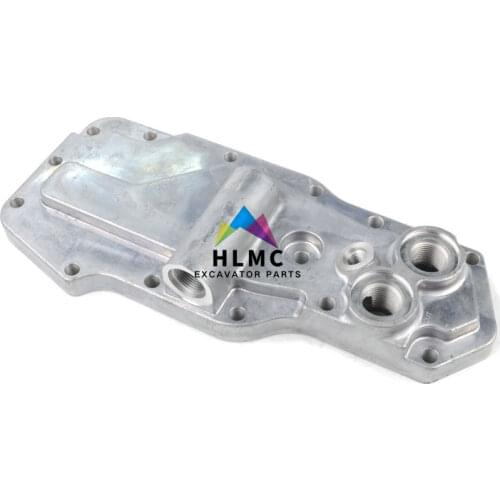 Excavator Engine Parts For PC200-7 Oil Cooler Front Cover 6735-61-2220