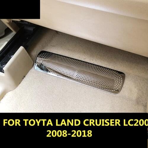FOR TOYOTA LAND CRUISER LC200 2008-2018 Under Seat Air Vent Outlet Conditioning Protective Cover Interior decoration Accessories