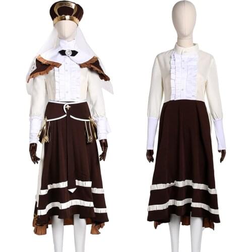CostumeBuy Fire Emblem Three Houses 5 Years Mercedes Timeskip Cosplay Dress Women Costume Custom Made